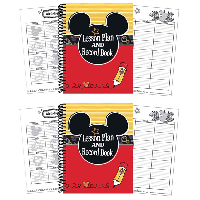 Mickey Color Pop! Lesson Plan & Record Book, Pack of 2