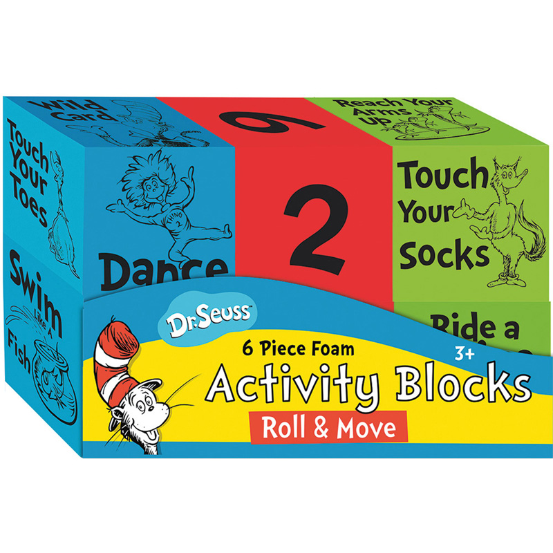 Dr. Seuss Roll & Move Foam Activity Blocks