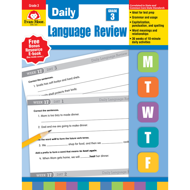 Daily Language Review Teacher's Edition, Grade 3