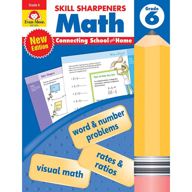 Skill Sharpeners: Math, Grade 6