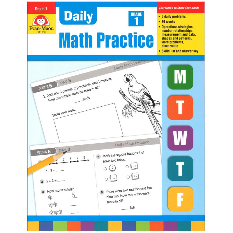 DAILY MATH PRACTICE GR 1