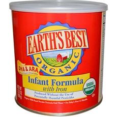 Earths Best Organic Infant Formula With Iron, Dha & Ara (4x232Oz)