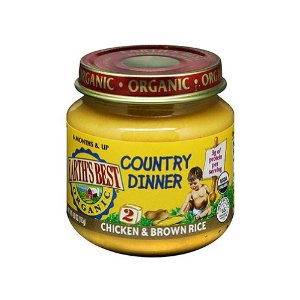 Earth's Best Chicken & Brown Rice Dinner (12x4 Oz)