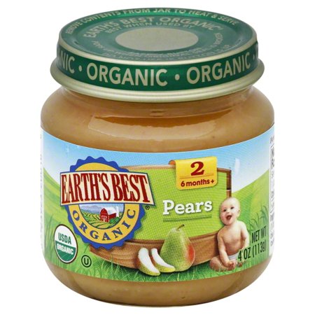 Earth's Best Baby Foods Baby Pear Puree (12x4OZ )