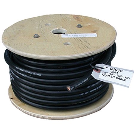 Wire Spool - 7 Strand, Pvc; 14 Ga(Yel/Brwn/Grn/Red), 12 Ga(Blu), 10 Ga(Wht/Blk)