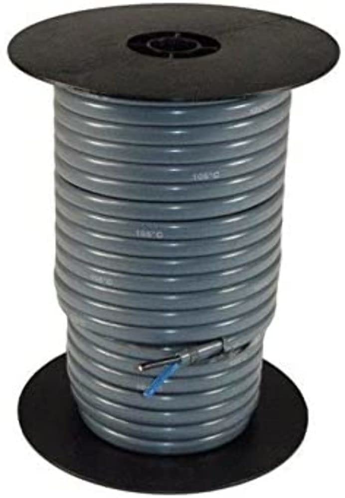 WIRE SPOOL  2 STRAND PVC GREY SHEATH  12 GAUGE; BLUE BLACK 100 FT