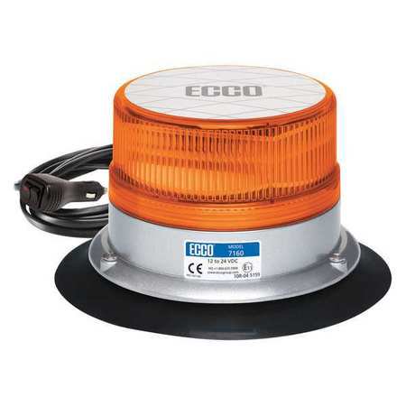 LED BEACON: REFLEX, 12-24VDC, VACUUM MAGNET MOUNT, AMBER