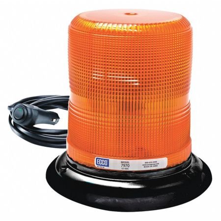 LED BEACON:PULSE II, 12-48VDC, PULSE8 FLASH, VACUUM-MAGNET MNT, 7IN, AMBER, SAE CLASS I LIGHT OUTPUT