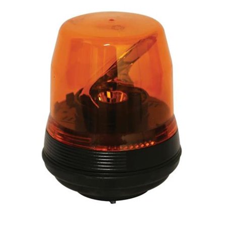 LED ROTATING BEACON LOW PROFILE 12-24VDC 185 FPM 1 BOLT POLE MOUNT AMBER