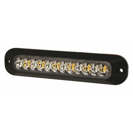 DIRECTIONAL, 12 LED, SURFACE MOUNT, DUAL COLOR, 12-24VDC, AMBER/BLUE