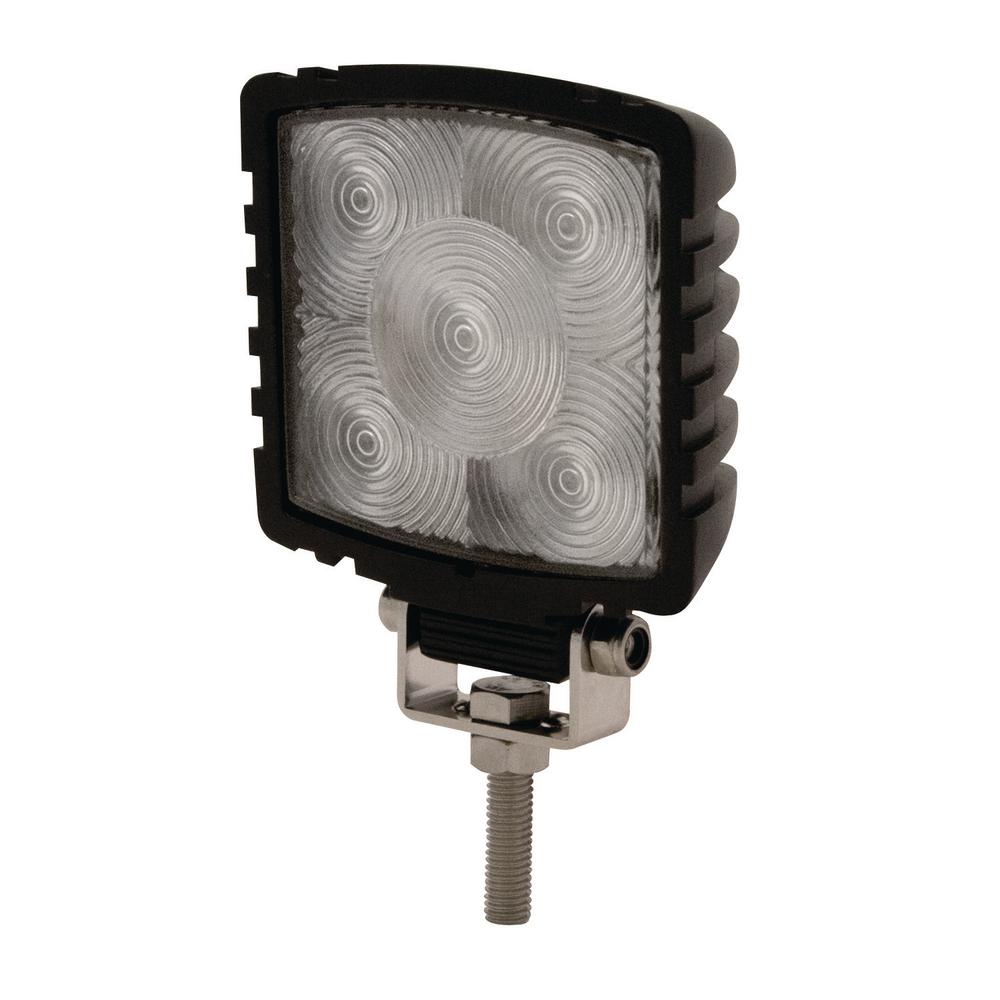 WORKLAMP: LED (4), FLOOD BEAM, SQUARE, 12-24VDC