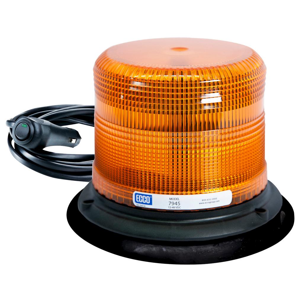 LED BEACON: PULSE II, 12-48VDC, PULSE8 FLASH, AMBER VACUUM MOUNT