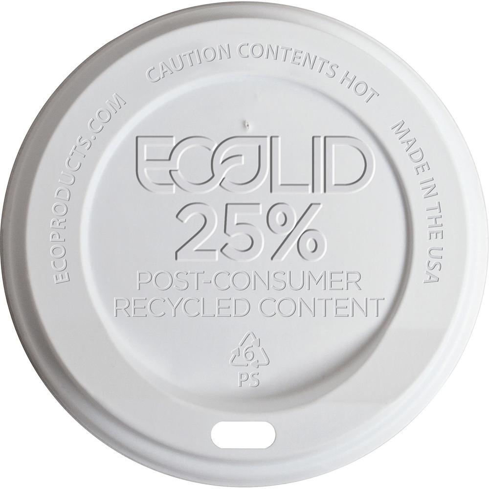 Eco-Products Hot Cup Lids, 1000 Lids 