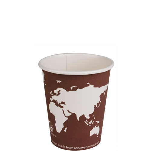 Eco-Products World Art Hot Beverage Cups - 50 / Pack - 16 fl oz - 20 / Carton - Multi - Paper, Resin - Hot Drink