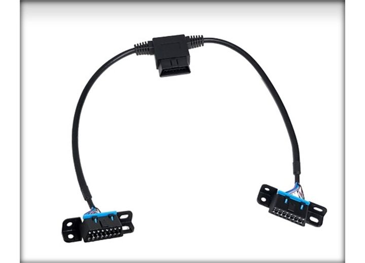 OBDII PASS THROUGH SPLITTER (2 FEMALE AND 1 MALE WITH 1 FT LEADS)