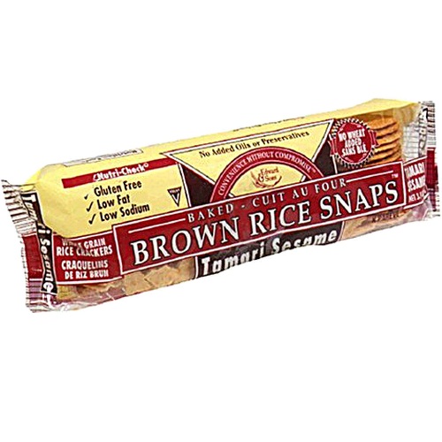 Edward & Sons Tamari Sesame Fat Free Snaps (12x3.5 Oz)