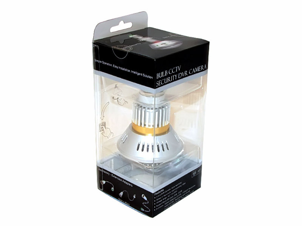 Mini Fake Bulb Surveillance Camera Nightvision Motion Detect Camcorder