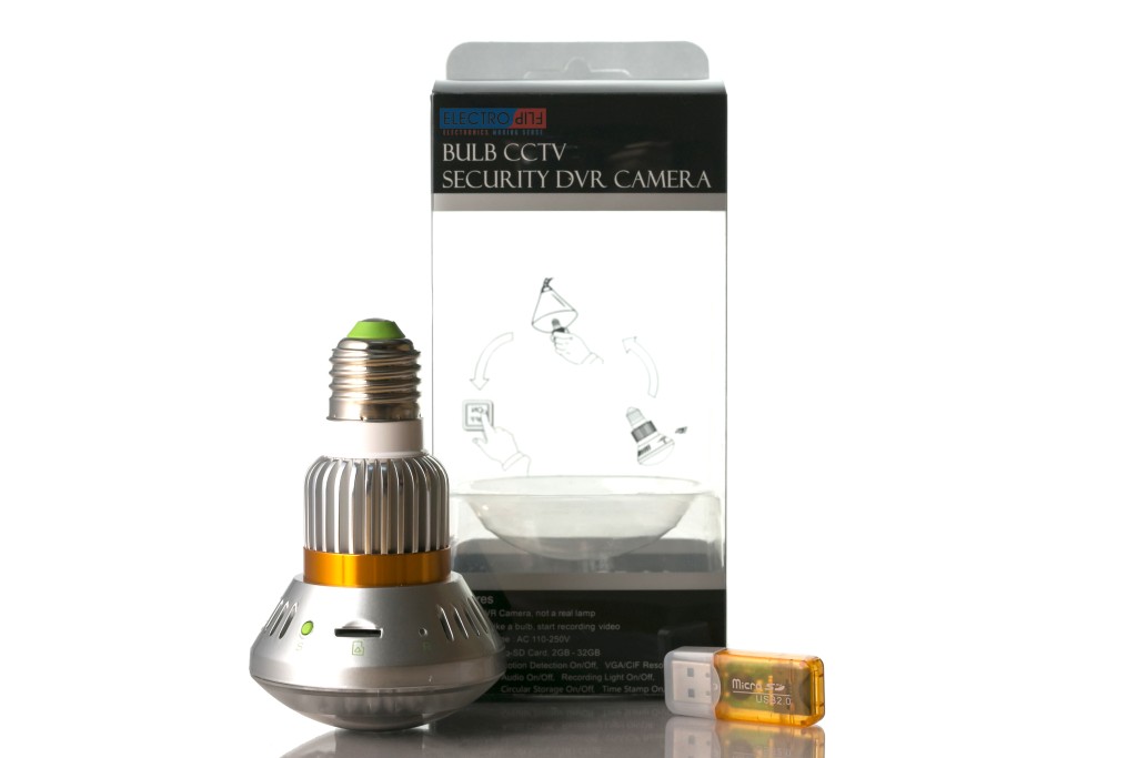 Reliable Security Surveillance Bulb Motion Detect Nightvision Camera