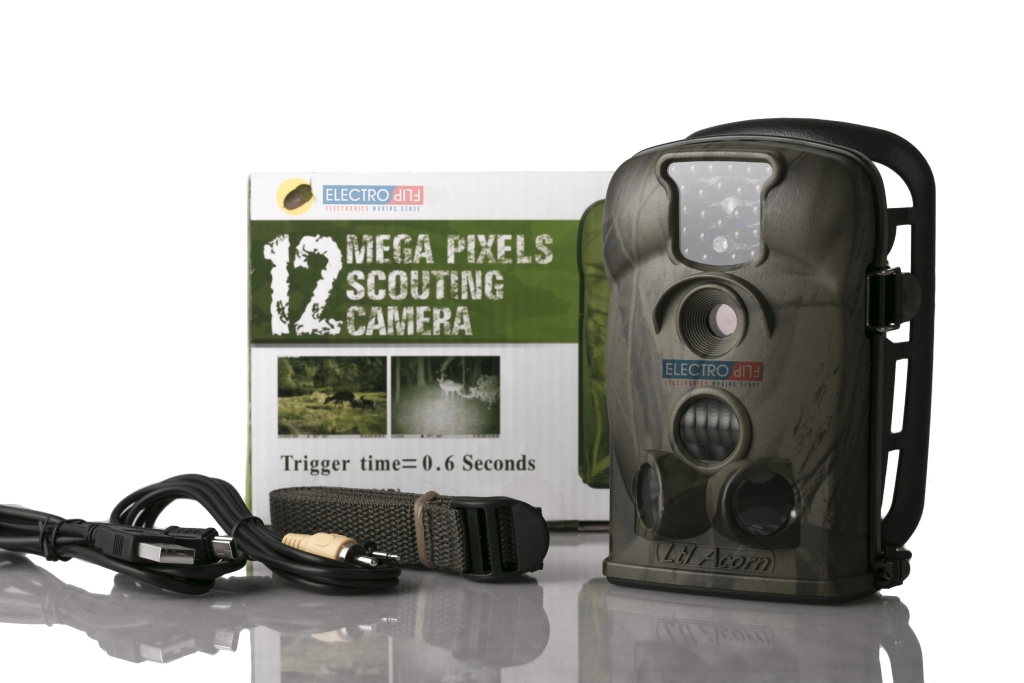 Wide Night Vision Coverage Game Trail Camera Motion Detection + USB & RCA Output