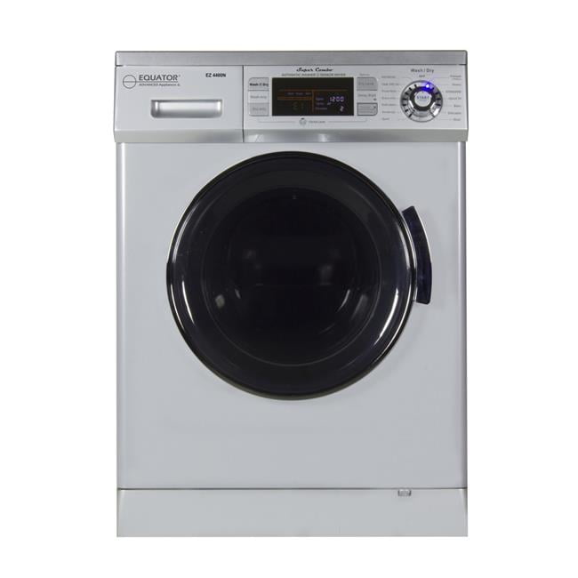 Equator Pro Compact 110V Vented/Ventless 13 lbs Combo Washer Sensor Dry 1200 RPM(Silver)