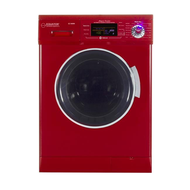 Equator Compact 13 lbs Combination Washer DryerVented/Ventless Dry, Winterize, Quiet, Easy to Use Controls, 2020 (Merlot)