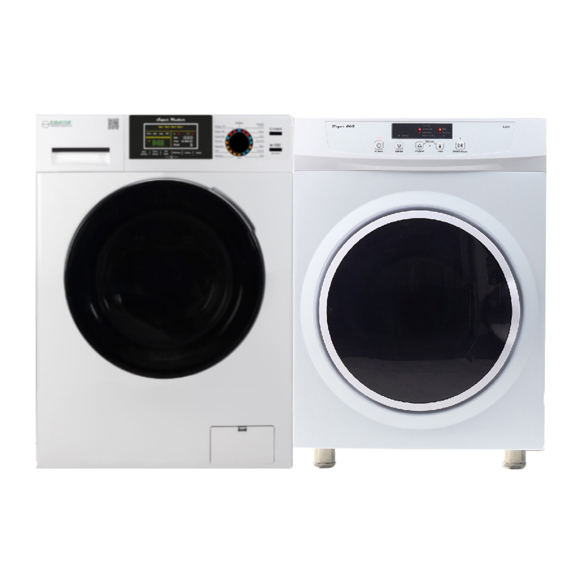 Equator 110V Compact Laundry Centre 1.9 cf 1400RPM Washer+Vented 3.5cf Sensor/Refresh Dry