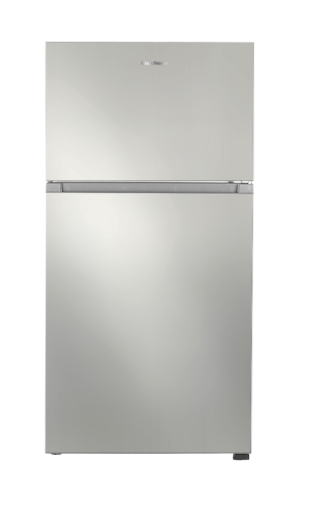 Conserv 21cu.ft. Top Freezer Refrig Stainless Icemaker Frostfree No Fingerprint