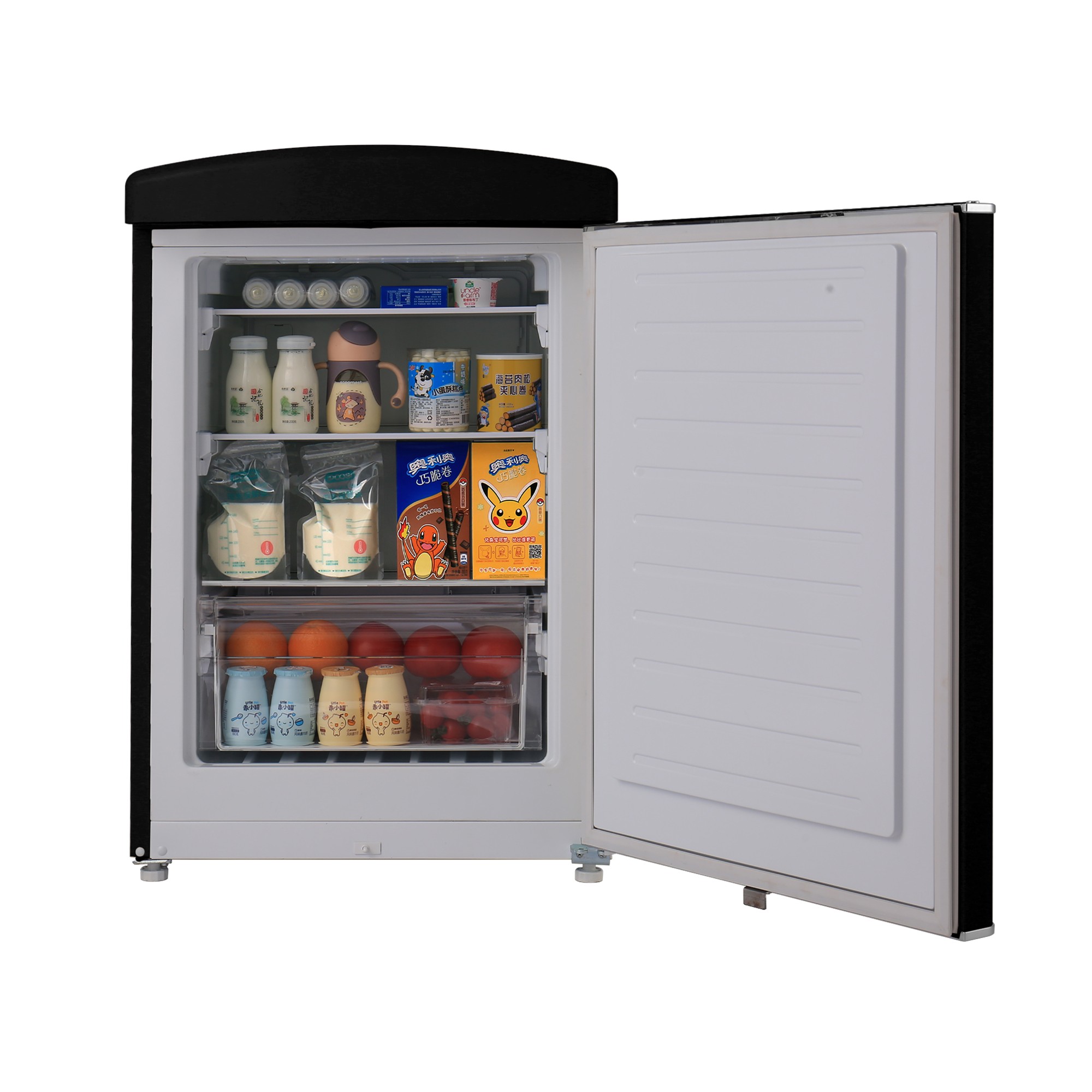 Conserv 3.2 cu. ft. Retro Convertible Refrigerator-Freezer Frost Free in Black