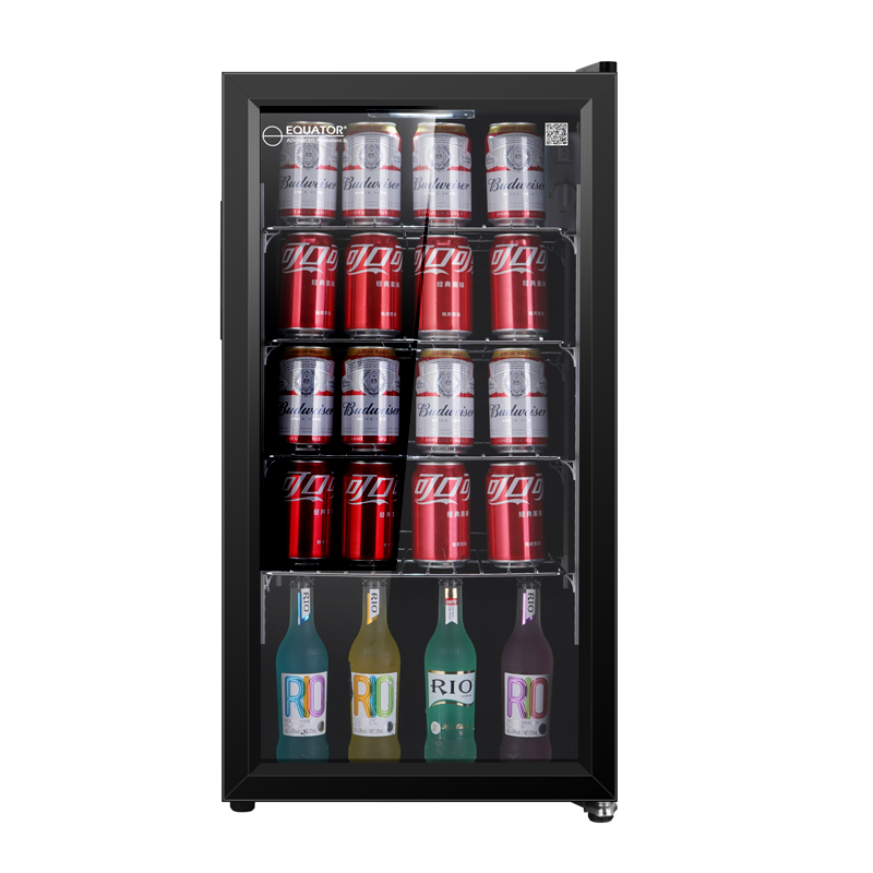 Equator 3.17 cu.ft. Black Beverage/Can Refrigerator Frost Free EStar(33.8-50F) 