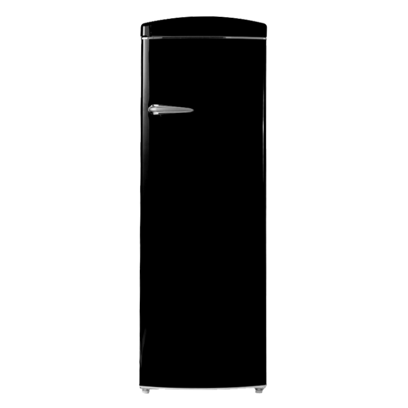 Equator 24 in. 11 cu. ft. Classic Retro Single Door Refrigerator in Black