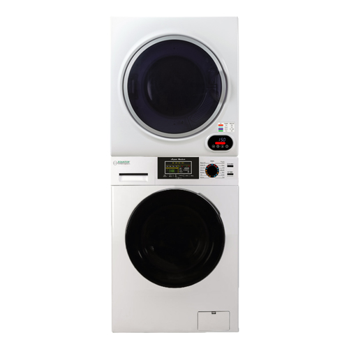 Equator 110V Compact Laundry Centre 1.9 cf 1400RPM Washer+Vented 3.5cf Digital/Refresh Dry