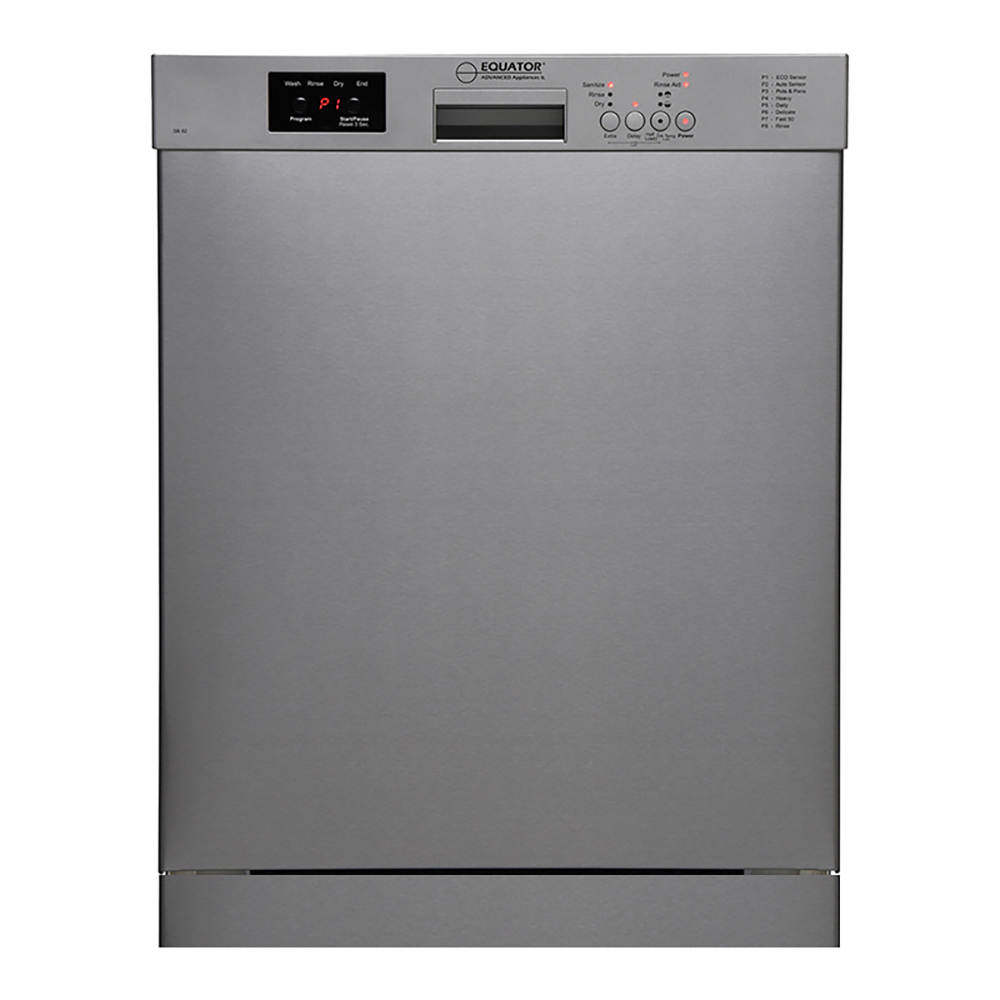 Equator 14 place Stainless Steel  Dishwasher Built In Sanitize with 2 Level Wash Rac