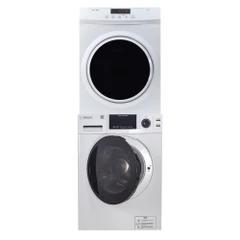 Equator 110V Compact 1.6 cf Washer w/ Pet Cycle & 110V 3.5cf Vented Sensor/Refresh Dryer