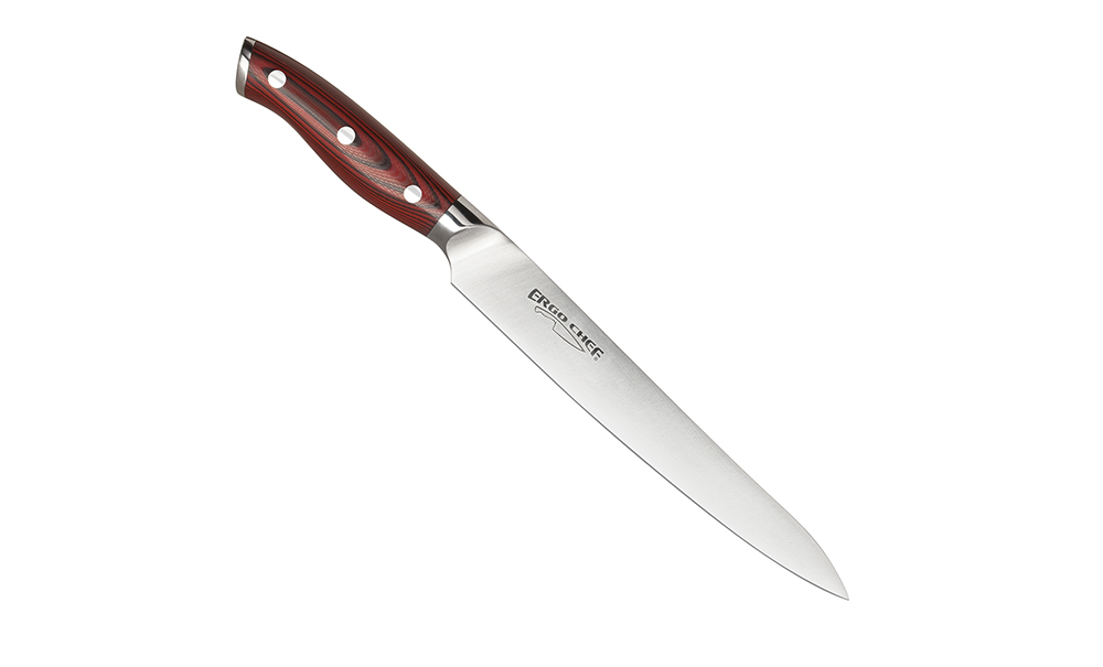 Crimson  Carving knife - Red G10 Handle