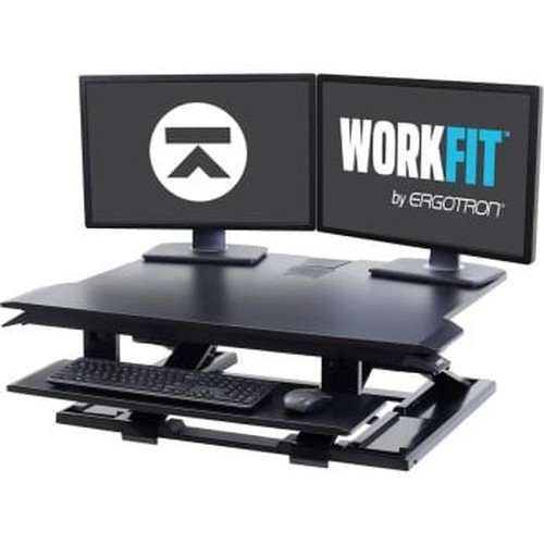 WorkFit TX Standing Desk Black