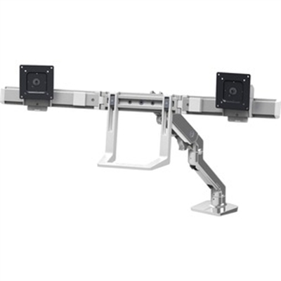 HX Desk Dual Mntr Arm Polished