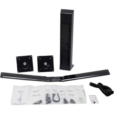 WorkFit Dual Monitor Kit Black