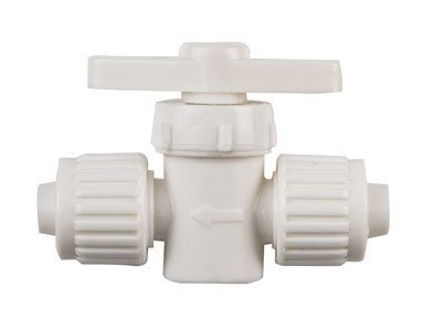 Flair-It Straight Stop Valve 1/2P X 1/2P - Barcoded