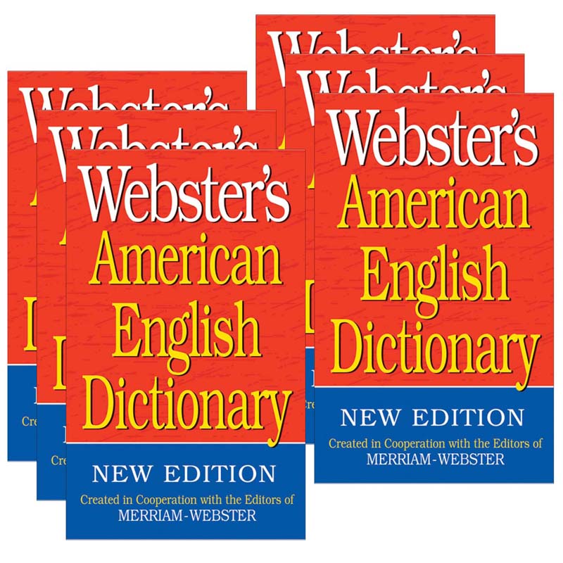 Webster's American English Dictionary, Pack of 6