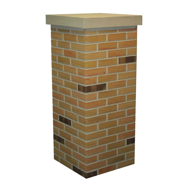 Flexi-Brick Burnt Red Chimney Surround, 18"