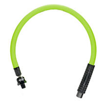 Flexzilla Whip Hose with Ball Swivel 3/8" x 2' (1/4" MNPT Ball Swivel x 1/4" FNPT Ends)