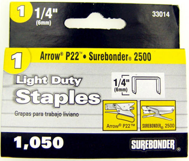 55038 1250Pk 3/8 In. T50 Staples