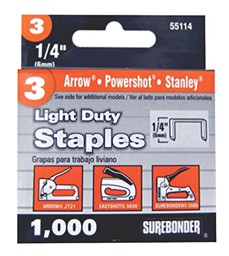 55114 1000Pk 1/4 In. J21 Staples