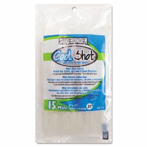 CoolShot Low Temp Glue Sticks, 4", 15 per Pack
