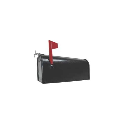 1C-BLK T1 Black Steel Mailbox