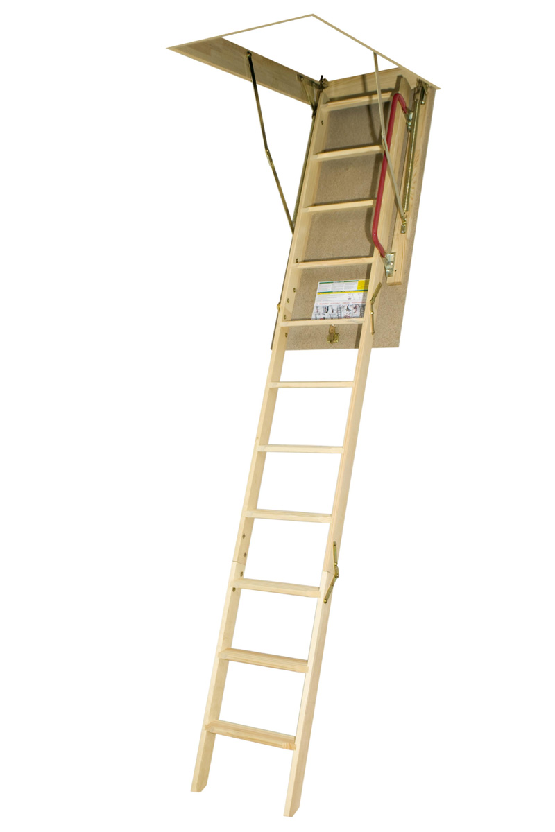 FAKRO LWNP-66874 Folding Pine Wood Ladder 30x54