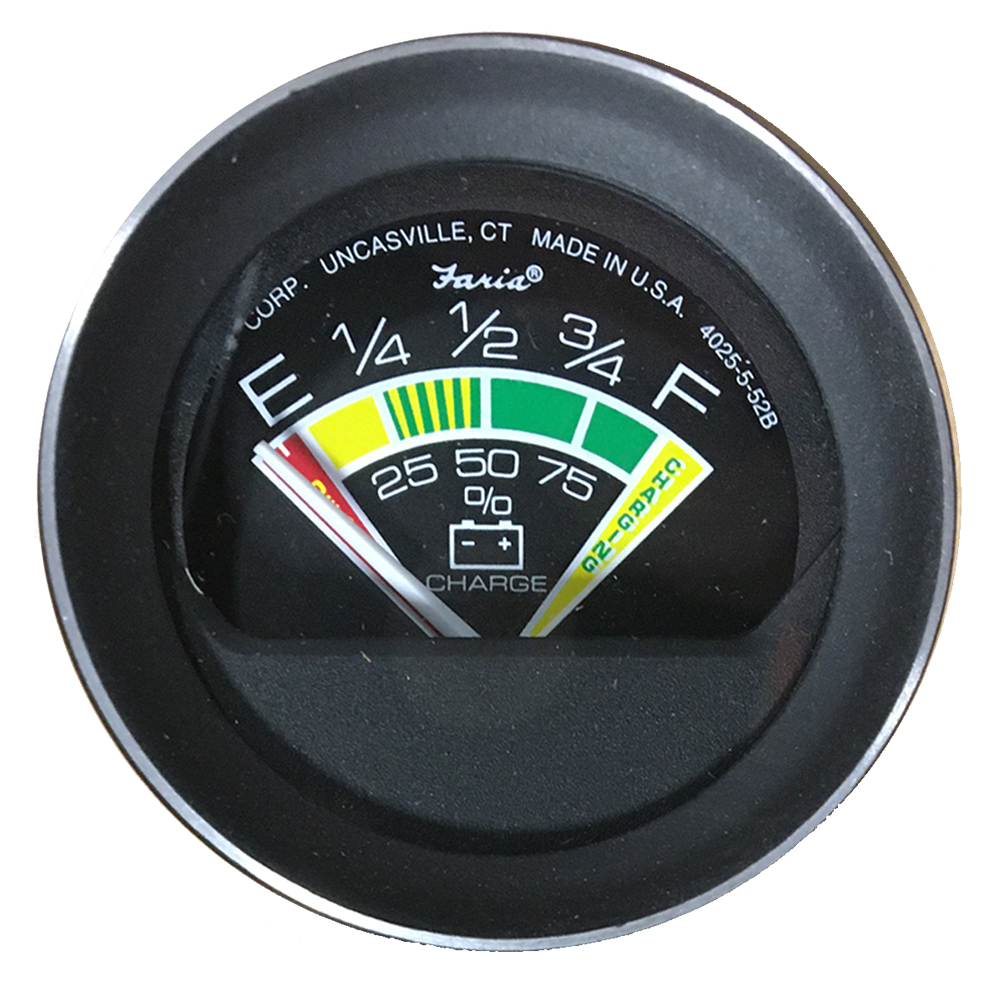 Faria Coral 2" Battery Condition Indicator Gauge