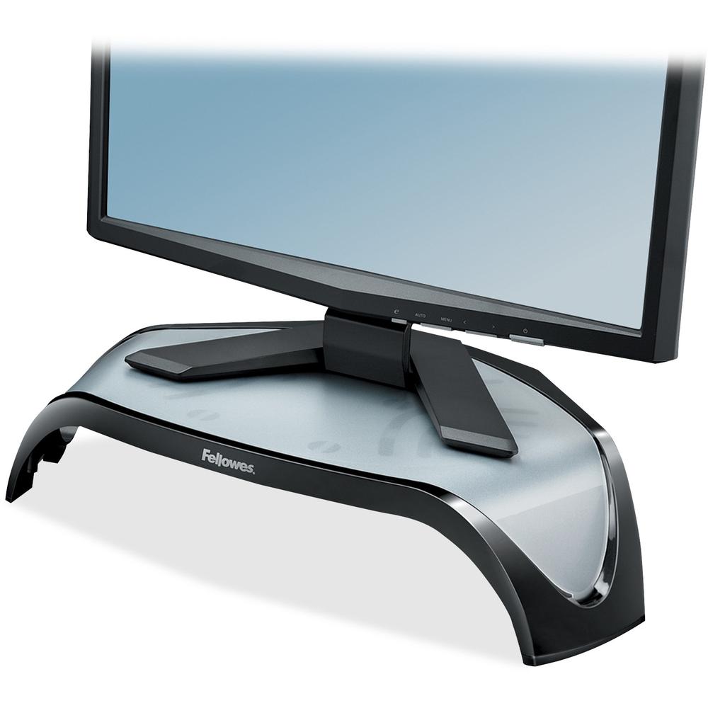 Fellowes Smart Suites Corner Monitor Riser - Up to 21" Screen Support - 40 lb Load Capacity - Flat Panel Display Type Sup