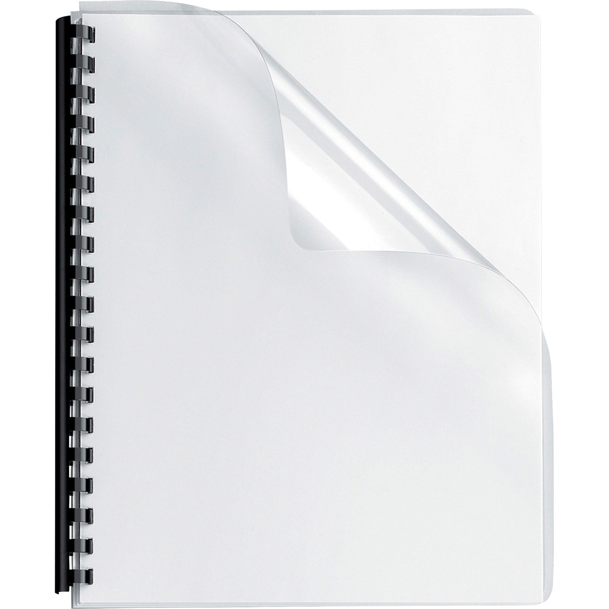 Fellowes Crystals Clear Oversize PVC Covers - 11.3" Height x 8.8" Width x 0" Depth - 8 3/4" x 11 1/4" Sheet - Rectangular - Clea