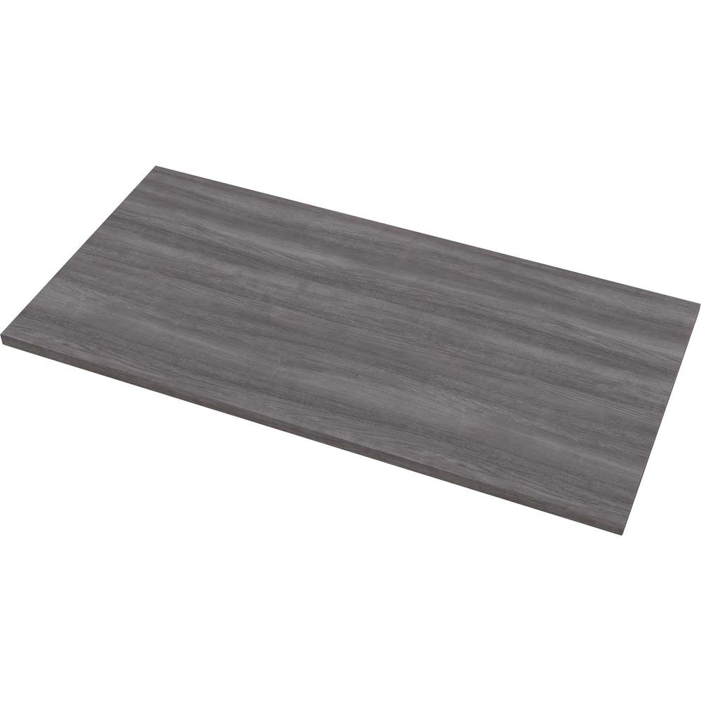 Fellowes High Pressure Laminate Desktop Gray Ash - 72"x30" - Gray Ash Rectangle, High Pressure Laminate (HPL) Top - 72" Table To